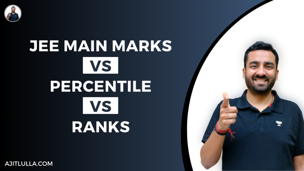 JEE Main Marks vs Percentile vs Ranks